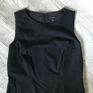 Basic Black Solid Black Sheath Dress